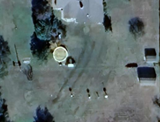 failing septic shown from satellite