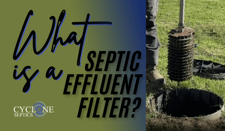 What is a septic effluent filter?