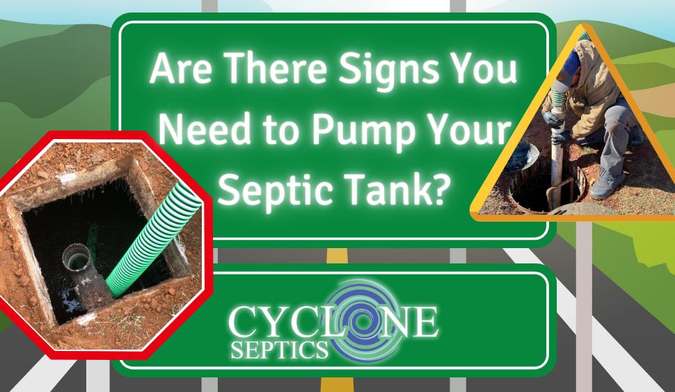 Are there signs you need to pump your septic tank?