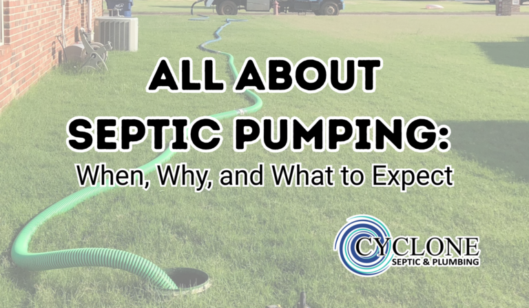 All About Septic Pumping: When, Why, and What to Expect
