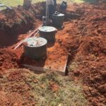 Septic System Installation in Blanchard, Oklahoma | Cyclone Septic & Plumbing Newly installed aerobic septic system at a home in Blanchard, Oklahoma