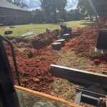 Septic System Installation in Blanchard, Oklahoma | Cyclone Septic & Plumbing Newly installed aerobic septic system at a home in Blanchard, Oklahoma