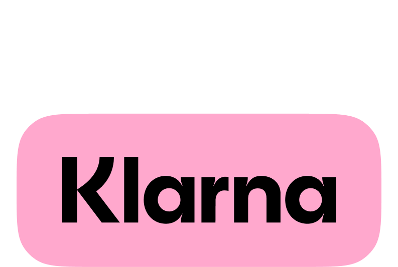 Button to pay with Klarna (pink rounded rectangle)