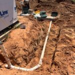 Septic System Installation in Choctaw, Oklahoma | Cyclone Septic & Plumbing Newly installed aerobic septic system at a home in Choctaw, Oklahoma