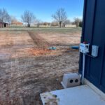 Septic System Installation in Choctaw, Oklahoma | Cyclone Septic & Plumbing Newly installed aerobic septic system at a home in Choctaw, Oklahoma