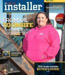 Cover of the May 2022 Onsite Installer magazine showing Dawn Rohrs