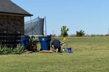 Cyclone Septic & Plumbing providing aerobic septic system service in Edmond, Oklahoma.